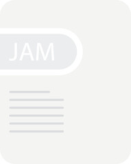 JAM File icon deep and minimal