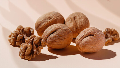 walnuts on a table