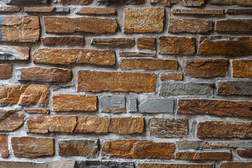 Natural Stone Wall. Mosaic Background and Texture for text or image.