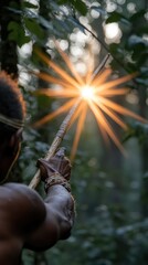 Fototapeta premium Cultural pride: zulu tribe, rich heritage and traditions of one of africa's most influential ethnic groups, warrior spirit, vibrant ceremonies, and deep-rooted cultural identity