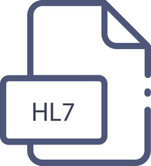 Old brick fill HL7 file icon