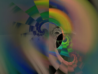 Imaginatory fractal abstract background Image