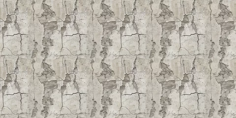 Sierkussen Verweerde muur Weathered concrete texture featuring a rough, aged surface. Seamless texture background. Pattern design  © Im Vector