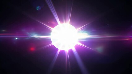 Exploring the dynamics of light and energy in a cosmic sphere during a nighttime demonstration