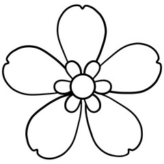 Flowers drawings no color or flowers line back