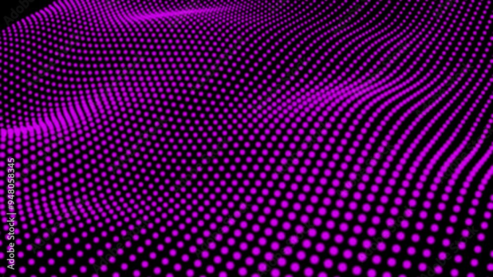 Poster halftone modern wave abstract background. molecules technology with polygonal shapes, connecting dot