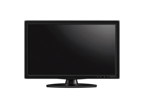 a black screen with a black frame