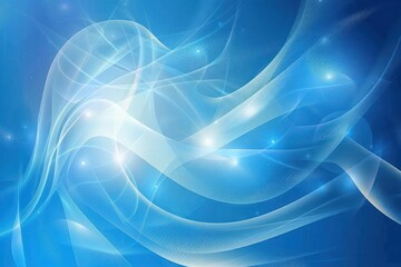 Abstract Blue Swirling Background