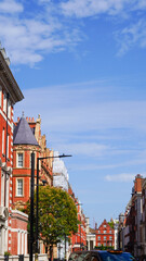 Obraz premium A charming European urban landscape with historic buildings
