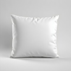 White Pillow Mockup Isolated Product Design Illustration Soft Frame Sleep Hotel Background