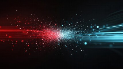 Illustrate motion lines converging towards a central impact point