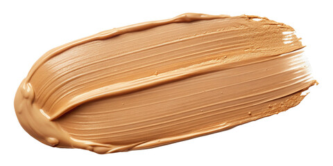 Foundation swatch, isolated on transparent png background