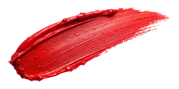 Lipstick swatch, isolated on transparent png background