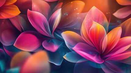 Abstract Floral Glow.