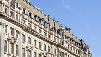 Fototapeta premium A charming European urban landscape with historic buildings