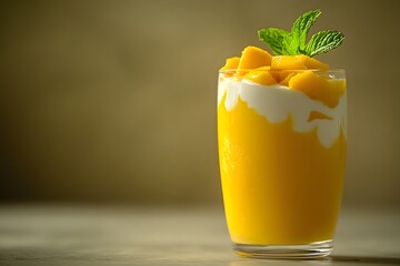 Mango and Yogurt Dessert