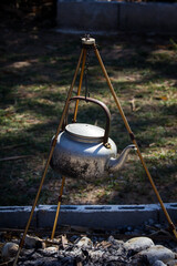 Hot water kettle, hiking equipment