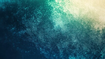 Fototapeta premium Abstract Teal and Yellow Textured Background