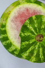 watermelon on a white background