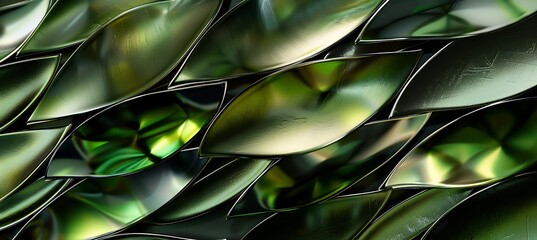 Diamond Shaped Patterns Featured on a Green Backdrop