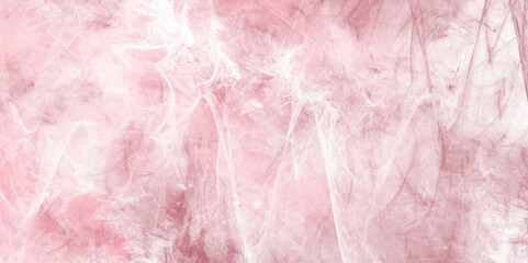 Beautiful abstract watercolor clear light red and white sky with white clouds. red sky background and white blurry, clear, and puffy clouds. Smoky red vintage marbled texture. Creative stone art.