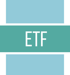 ETF icon fill and bebus writting