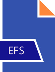 EFS File format icon shape