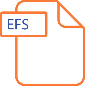recommend clip art: EFS File format icon rounded shapes outline