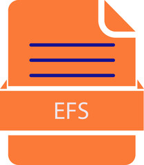 EFS File icon black color and lines