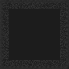 Floral ornamented frame; old style ornate decoration