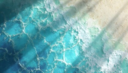 Obraz premium Stained glass texture featuring a colorful, abstract pattern that casts vibrant light effects on walls. Ideal for decorative accents and artistic interior design. 