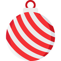 Bauble vector icon in flat style 