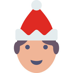 Joker Face vector icon in flat style 