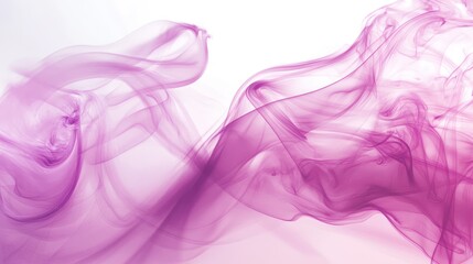 Obraz premium Elegant, flowing waves of purple smoke create a dreamy atmosphere.