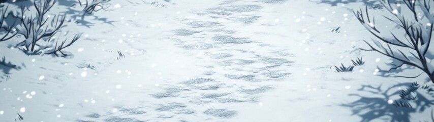 Obraz premium Snowy Mountain Pathway Textures, seamless textures of snow-covered mountain paths in cool blues and whites, ideal for winter adventure backgrounds with a minimalist design.