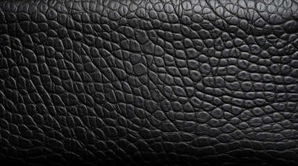 Closeup of black eco leather texture. Leather texture as background.
