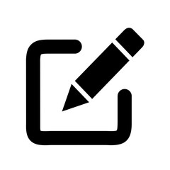 edit icon vector on white background.settings icon.write icon