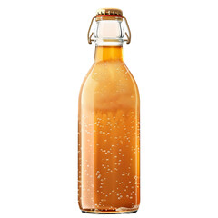 kombucha drink isolated on white background