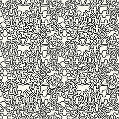 Vector seamless pattern. Modern stylish texture with smooth natural maze. Repeating abstract  tileable background. Compound organic shapes. Trendy abstract surface design.