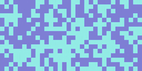 Abstract geometric pattern with blue pixel, perfect for backgrounds, branding, and design projects.
