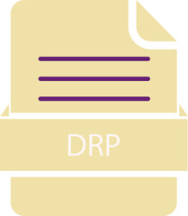 DRP File icon black color and lines