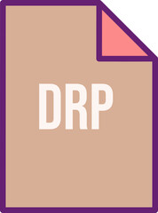 DRP File icon fill crisp corner