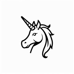 background, vector, design, nature, art, illustration, cartoon, white, animal, line, black, horse, cute, graphic, silhouette, unicorn, doodle, fabric, drawing, fantasy, magic, set, beautiful, hand dra