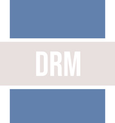 DRM icon crisp corner with transparent center