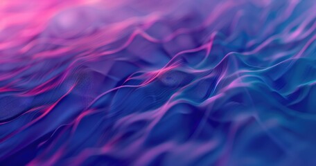 Obraz premium Abstract wavy patterns in vibrant colors, creating a dynamic visual experience.