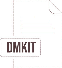 DMKIT icon black dashed outline v1