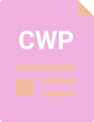 CWP file icon with symbols
