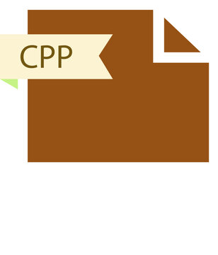 CPP File format icon roe color fill