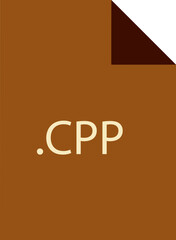 CPP File icon fill crisp corners  v1