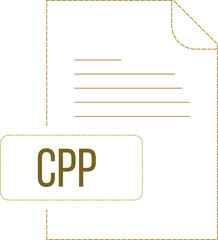 CPP icon black dashed outline v1